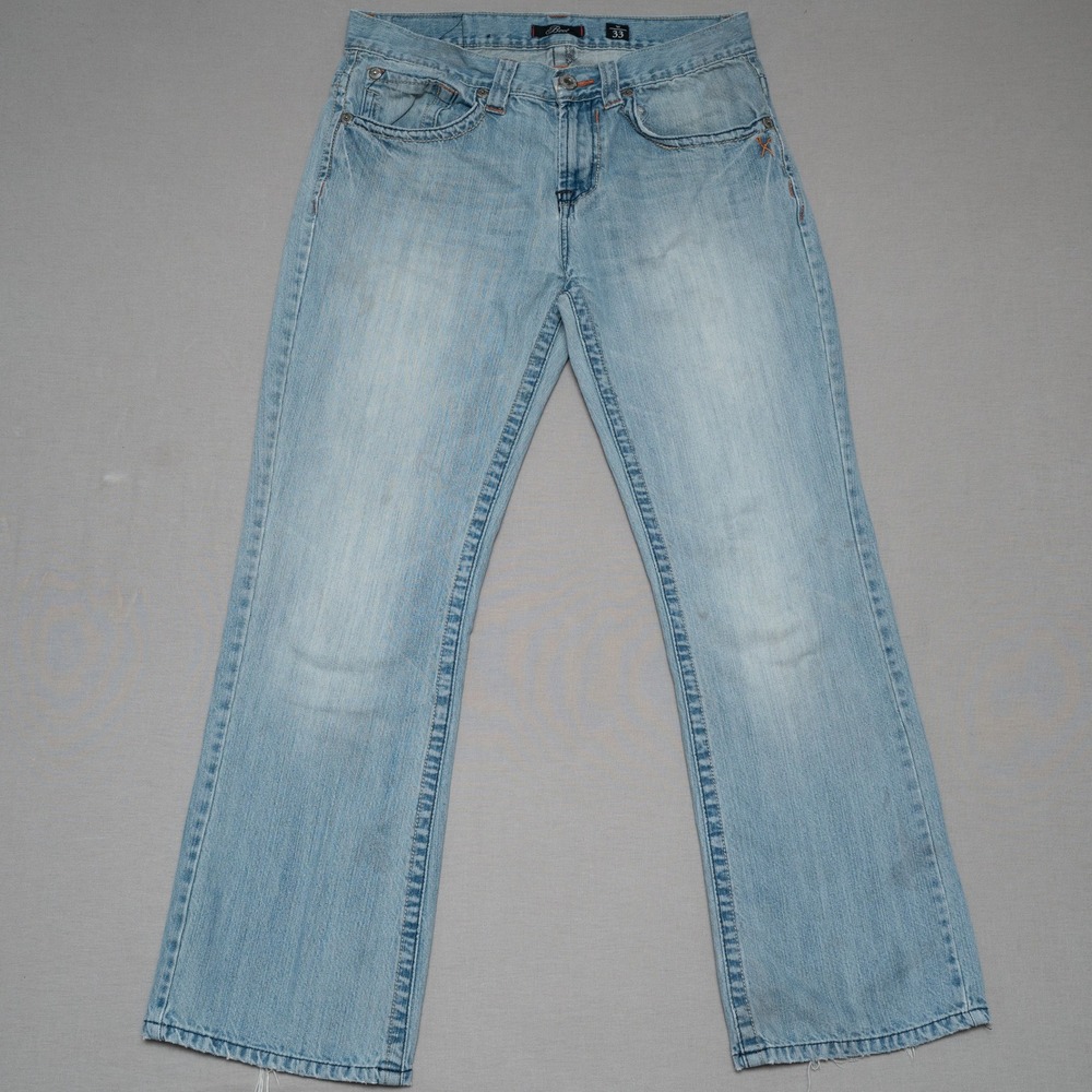 Vintage Y2k 2000s Marc Ecko Boot Cut Denim Light Wash Jeans Adult 33x30